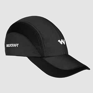 WILDCRAFT सन कैप - काला : Amazon.in 