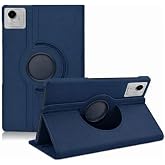 Fogy Huawei Honor Pad X9a İle Uyumlu 360 D&ouml;nebilen Standlı Tablet Deri Kılıf Case (Lacivert)