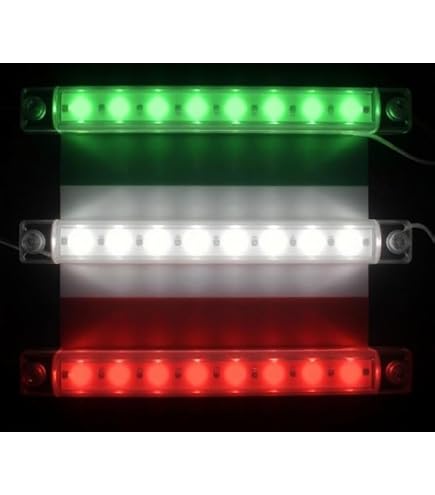 GSRECY 10 pz 3.8 6 LED 24V Indicatori laterali a LED per rimorchi luci per camion, luce di posizione posteriore, luci di posizione per cabina di camion, luce di posizione per camper