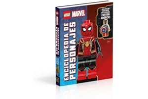 LEGO Marvel Enciclopedia de personajes: (incluye una minifigura exclusiva del Capitán América)