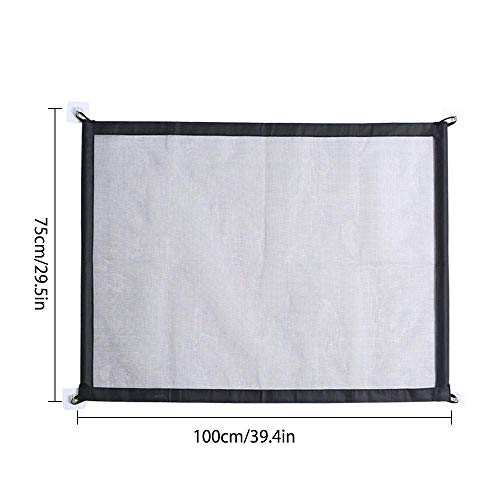 Lovego Barrera de Seguridad Mascotas Perros Barrera de Seguridad Plegable portátil para Perro, plástico Separador de Seguridad para Perros para Instalar en Cualquier Lugar