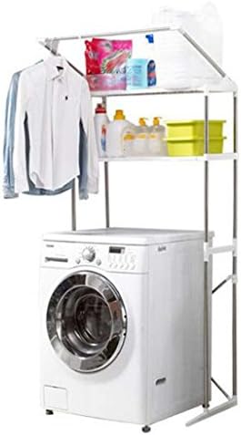 Retractable stainless steel bathroom finishing storage rack roller washing machine floor stand , B