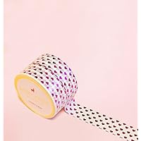 Hertz Fucsia Foil Washi Tape for Planning • Planer und Organizer • Scrapbooking • Deko • Office • Party Supplies • Gift Wrapping • Colorful Decorative • Masking Tapes • DIY (15mm breit - 10 Meter)