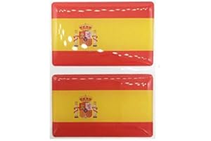 DURABOL Pegatina de Resina Bandera de España (B)