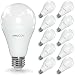 Produktbild deleyCON 10x LED Lampen SET Energiesparlampen - 10 Stück - Fassung E27 A60 / EEK: A+ / 6000K Kalt-Weiß / Leistung 12W - ersetzt 75W / 1055 Lumen