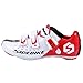 Produktbild Selighting MTB Fahrradschuhe Herren Radsportschuhe für Rennrad Mountainbike (43, Rot-Weiß)