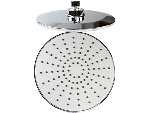 xogolo 9 Zoll Extra Groß fester Duschkopf Universal Duschen Ersatzteile Overhead Duschkopf 1/2 Zoll IPS, chrom poliert