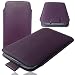 Produktbild MX LILA Slim Cover Case Schutz Hülle Pull UP Etui Smartphone Tasche für Acer Liquid Z150 / E39