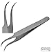 Curved England Pro Eyelash Extensions Tweezers Individual Eyelash