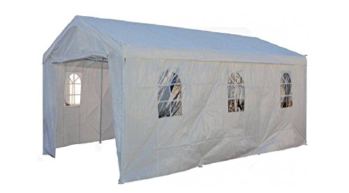 Cenador coche Box Garaje 300 x 600 Metal Exterior Cubierta Jardín