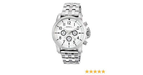 Orologio Breil collezione PILOT movimento Chrono quarzo e bracciale in  acciaio da Uomo : Amazon.it: Moda