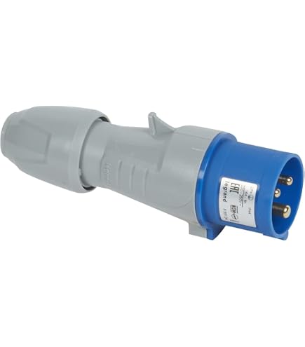 Legrand Presa Industriale 555234: Spina Maschio 32A 2P+T IP44 Blu - 4