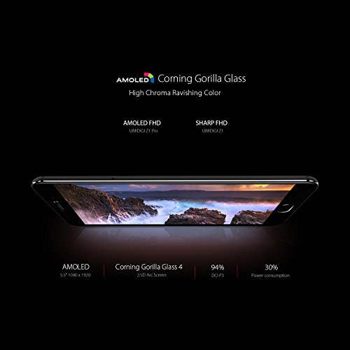 Smartphone Libre, UMIDIGI Z1 Pro Teléfonos Móviles Libres Android 7.0 Nougat(Pantalla de 5.5
