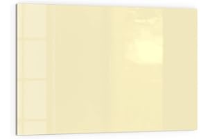 DEQORI Küchenrückwand Glas | Unifarben - Beige | 60x40 cm | Bad- oder Herd-Rückwand | Herdblende Spritzschutz für Küche & Badezimmer | Moderne Deko für Fliesenspiegel