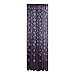 Produktbild happy event 1 STÜCK Weihnachten Schneeflocke Vorhang Tüll Fenster Behandlung Voile Drape Valance (Traubenlila)
