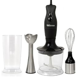 Mixeur plongeant Tristar MX-4146 - 2 vitesses - Noir