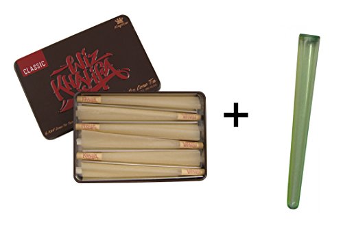 RAW WIZ Khalifa 6x vorgedrehte King Size Cones + Dose + Sellmando Joint-Hülle (6er Cones + Dose)