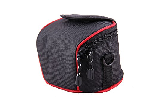 Noir l  ger en Nylon Taille Housse de transport pour appareil photo avec bandouli  re pour Nikon Coolpix P7700 P7800 S32 S33 S9900 S31 L820 L320 L330 L830 L340 L840