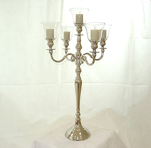 1 x Glasaufsätze 11cm Windlicht, Windlichtaufsatz Teelichtaufsatz Partylicht für Hochzeiten, Events & Home - 2