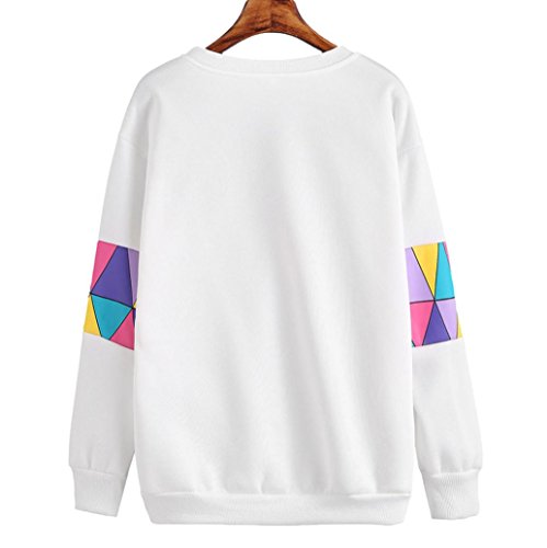 Internet Damen lange Ärmel Brief drucken Sweatshirt Pullover - 3