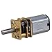 Produktbild cnbtr 12 mm Silber Miniatur Metall Elektro 6 V DC Gear Motor Zahnrad mit 10 mm Abtrieb, silber, 60rpm