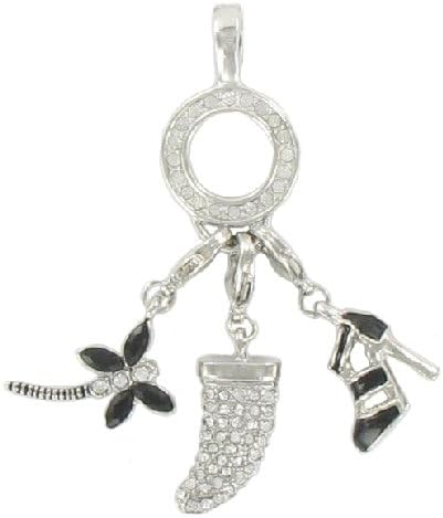 Oscaro Charms 925 Sterling Silver Violin Clip on Charm for Thomas Sabo style bracelets and necklaces