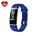 Produktbild Fitness Tracker Uhr Großbild, Wettervorhersage Smart Watch Farbdisplay, IP67 Wasserdichte Smart Watch, Sleep & Blutdruckmessgerät Kalorien/Schrittzähler, Bluetooth Armband für Frauen Männer Kinder