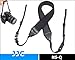 Produktbild JJC Kameragurt Tragegurt, Schultergurt, Trageriemen NS-Q 130cm Neopren (schwarz/grau) für z.B Canon EOS 1100D 1000D 600D 550D 500D 450D 60D 50D 40D, 7D 5D Mark II,III SX30IS SX20IS, Nikon D7000 D5100 D5000 D3100 D90 D80 D3s, Nikon 1 J1 J2 Sony Alpha A900 A850 A550 A500 A380 A77 A65 A55 A33, Olympus E-5 E-3 E-30 E-620 Pentax K-7 K-5 K-r K-m K20D NEX 5 7uva.