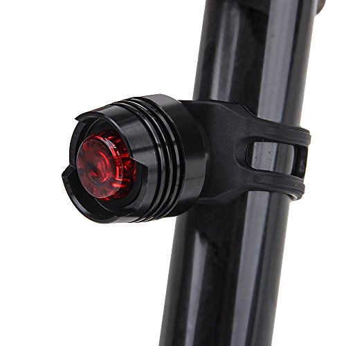 Wiederaufladbare LED Fahrradlicht, LED Frontlicht und Rücklicht Für Radfahren,3 Licht-Modi, Fahrradhorn, Fahrradlampe, Fahrradbeleuchtung Set - 5