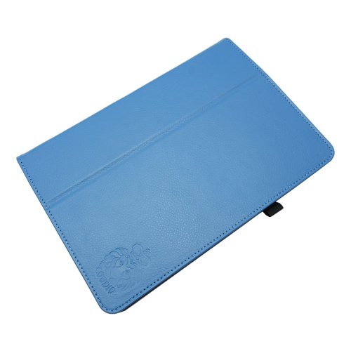 Coodio® Medion LifeTab E10312/E10311/E10310 Tablet 360 Grad Drehbar Lederhülle Tasche Cover Mit Ständer Gebaut in Handgriff – Farbe Blau - 6