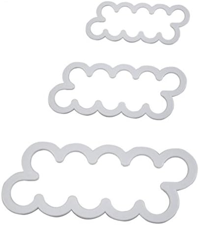 MISITE Molding Roses Mold Turn Sugar Cake Embossing Cutting (3PCS)