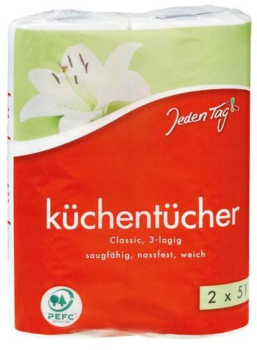Preisvergleich Produktbild 1X2ST JT.KUECHENTUECHER 3LAG