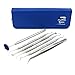 Produktbild MettleZ Dental Kit Hygiene Persönliche Pinzette Zähne Tartar Calculus Plaque Remover 6 Pcs