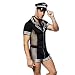 Produktbild LCWORD Erwachsene Männer Polizeiuniformen Männlich Sexy Exotisches Kostüm Halloween Cosplay Uniform Karneval Festival