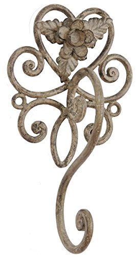 Clayre & Eef, Eisen Wandhaken Floral 6Y0196