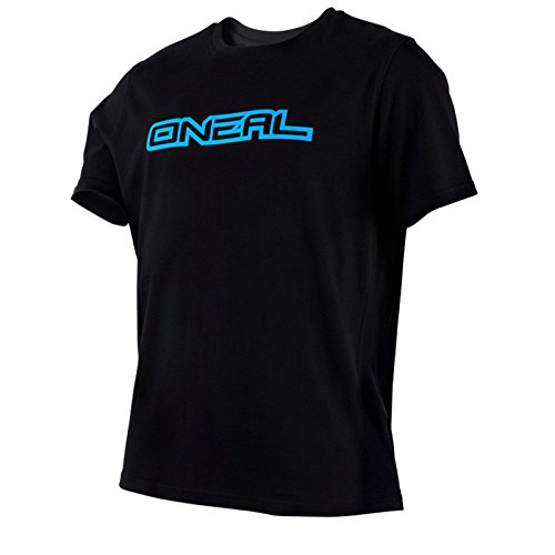 O’Neal Piledriver T-Shirt Schwarz Unisex kurzarm Baumwoll Freizeit Shirt MX MTB Dirt FR, 1012CL-3 - 2