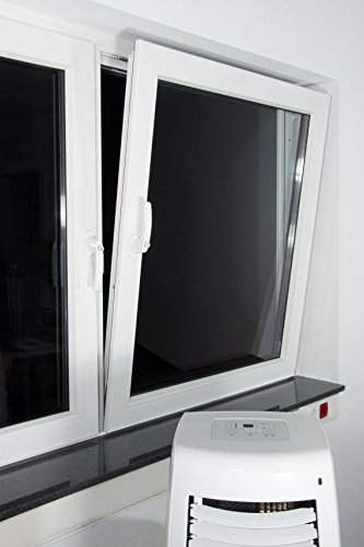 Plus-2 Fensterabdichtung /-Lock /-Luftvorhang /-Schleuse für mobile Klimageräte, Entfeuchter oder Ablufttrockner an alle Fensteröffnungen an Dach und Wand – hot air stop PLUS-2 - 3