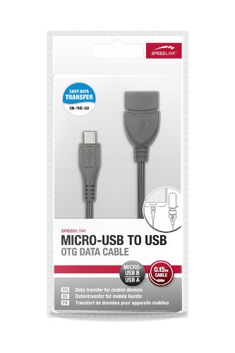 Speedlink OTG-Kabel (Mikro-USB-B/USB-A, für Tablet und Smartphone, Datenkabel, zum Synchronisieren, on-the-go) - 3