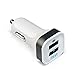 Mivi CC231W Smart Charge 3.1A Dual Port Car Charger for Apple iPhone, iPad, Samsung Galaxy, Lenovo, OnePlus, Xiomi MI, HTC, LG, Nexus, Motorola Moto G, ASUS, Coolpad, Sony, Micromax, Honor, Intex, Meizu, Karbonn and all other mobile devices and Tablets (White) RS.499.00