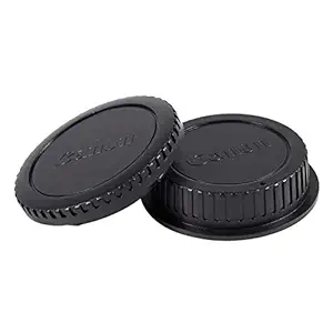 Omax Replacement Body Cap & Rear Lens Cap for Canon