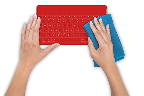 Logitech Keys-To-Go Ultra-portable Tastatur für iPad, iPhone, Apple TV und vieles mehr(QWERTZ, deutsches Tastaturlayout), rot - 6