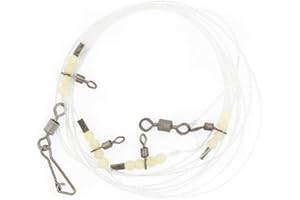 Tubertini Bas de Ligne Prêts à Pêcher Ligne Montée pour la Pêche à Soutenir TB 4406 Boat Rig Type 0.35 mm Montage Pêche Mer Rivière