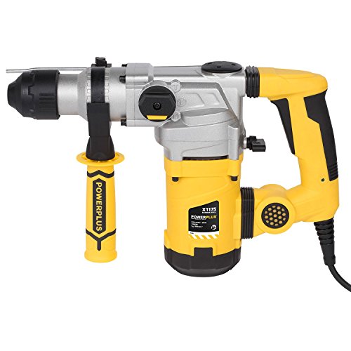 SDS-Plus Bohrhammer 1600 Watt Stemmhammer Meißelhammer im Koffer + Gehörschutz - 3