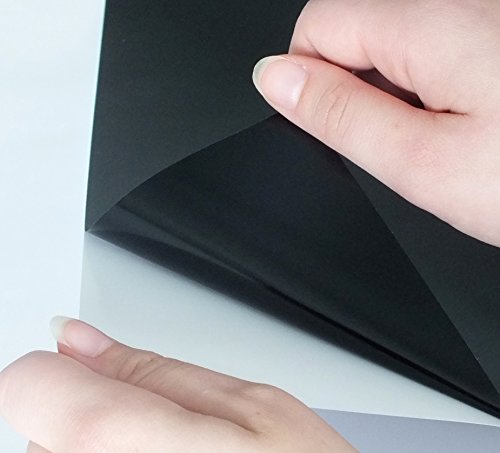 Selbstklebende Tafelfolie | Markerfolie in versch. Größen & Farben ab 14,90 € | Whiteboardfolie Boardmarkerfolie | inkl. 2 Stück Kreide | Wandfolie Schwarz (120×200 cm) - 5