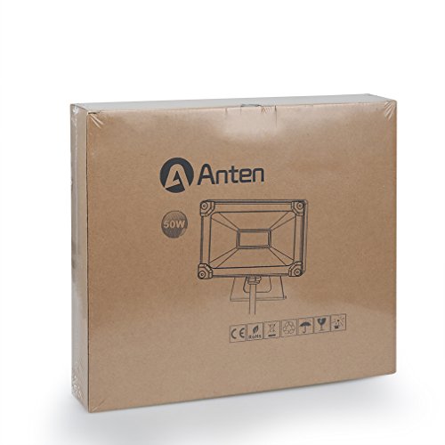 Anten LED Fluter Flutlicht Strahler 50W Scheinwerfer Außenleuchten IP65 Wasserdichte Wandleuchte 4000K naturweiß - 7