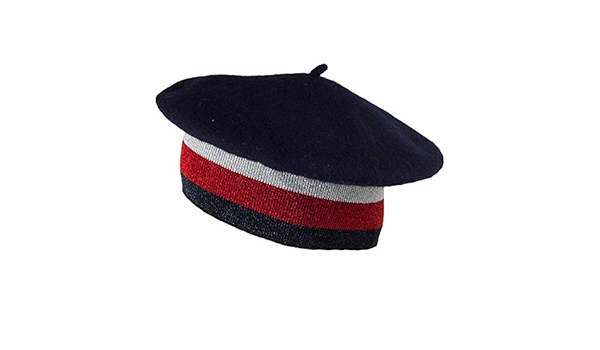 tommy hilfiger beret tommy rib bleu marine rouge taille unique amazon fr vetements et accessoires tommy hilfiger beret tommy rib bleu