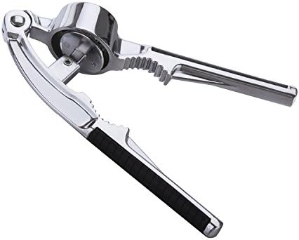 tinxi® Stainless Steel Garlic Press with Nutcracker Function Multipurpose Kitchen Tool
