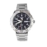 Seiko – srp755 K1 – 5 Sports – Zeigt Herren – Automatische Analog – Zifferblatt schwarz Armband Stahl Grau