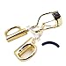 Millya Eyelash Curler Soft Silicone Pad Eyelash Curler Gold Manual Eyelashes Curler with One Refill Pad