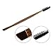 Bluelans® 5 x Professional Dual Precision Eyebrow Brushes, Flat Angled Eye Brow Brush with Spoolie Makeup Tool